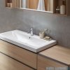 Geberit iCon Umywalka ścienna bez otworu na baterię z przelewem 90x48,5 cm KeraTect 124093600